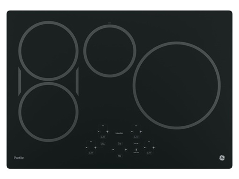 30" GE Profile Electric Cooktop with Induction Elements - PHP9030DJBB