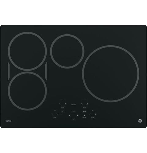 30" GE Profile Electric Cooktop with Induction Elements - PHP9030DJBB