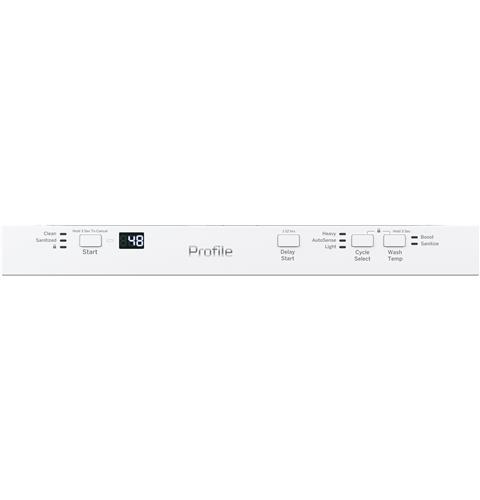 18" GE Profile Built-In Dishwasher - PDT145SGLWW