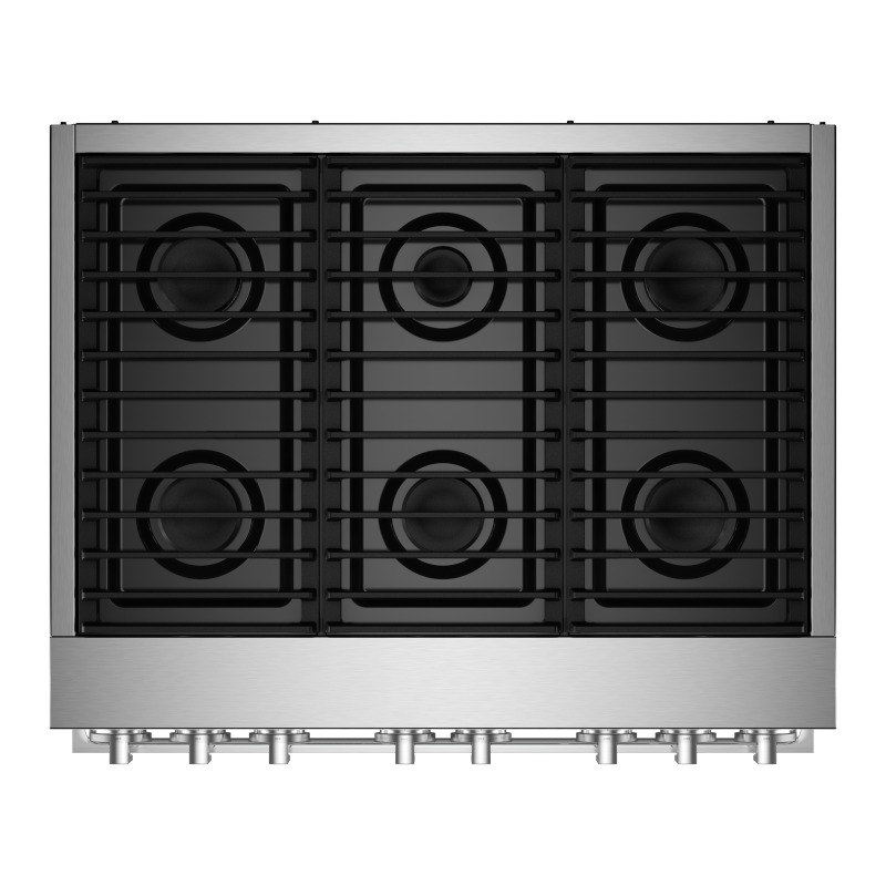 36" Jenn-Air Noir Dual-Fuel Professional-Style Range - JDRP436HM