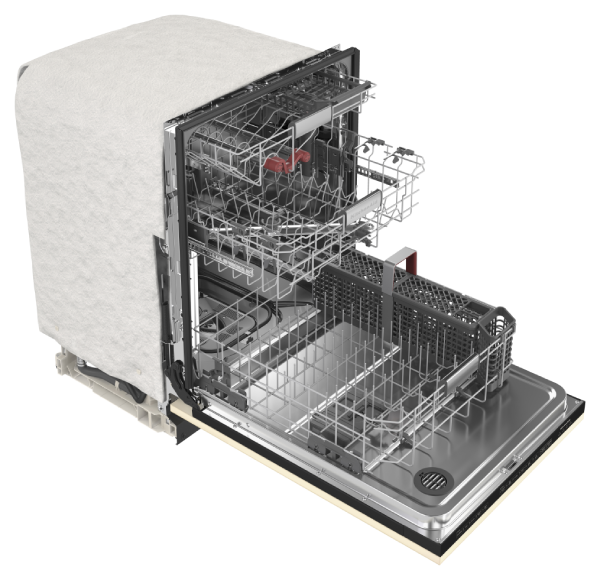 24" KitchenAid 44 dBA Panel-Ready Dishwasher with FreeFlex Third Rack - KDTM704LPA